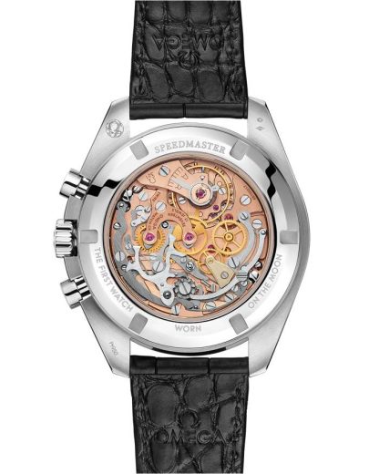Omega Speedmaster Calibro 321 42 mm, platino su cinturino di pelle 311.93.42.30.99.001 - immagine 2