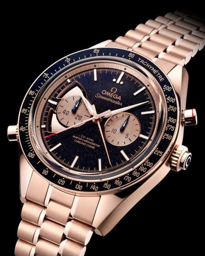 Omega Speedmaster Chrono Chime 45 mm, oro Sedna™ su oro Sedna™ 522.50.45.52.03.001 - immagine 3