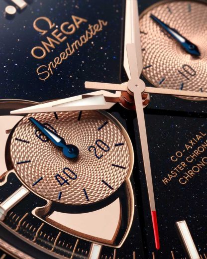 Omega Speedmaster Chrono Chime 45 mm, oro Sedna™ su oro Sedna™ 522.50.45.52.03.001 - immagine 4