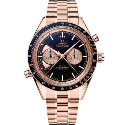 Omega Speedmaster Chrono Chime 45 mm, oro Sedna™ su oro Sedna™ 522.50.45.52.03.001