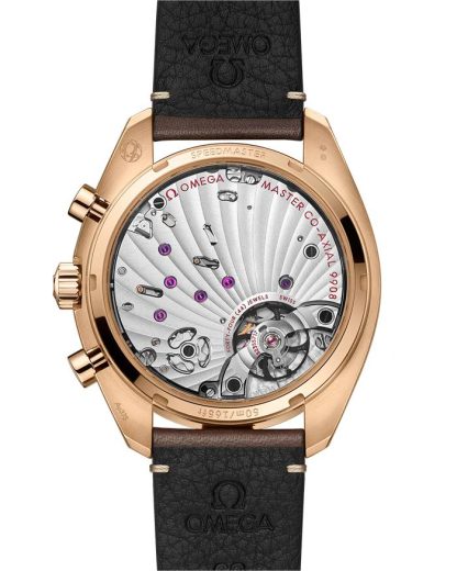Omega Speedmaster Chronoscope 43 mm, Bronze gold su cinturino di pelle 329.92.43.51.10.001 - immagine 2