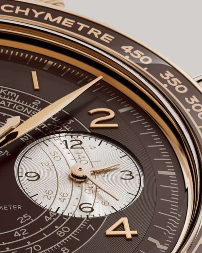 Omega Speedmaster Chronoscope 43 mm, Bronze gold su cinturino di pelle 329.92.43.51.10.001 - immagine 4