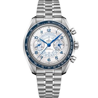 Omega Speedmaster Chronoscope 43 mm, acciaio su acciaio 329.30.43.51.02.001