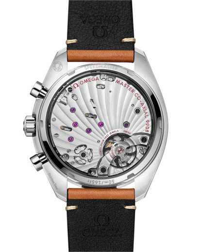 Omega Speedmaster Chronoscope 43 mm, acciaio su cinturino di pelle 329.32.43.51.03.001 - immagine 2