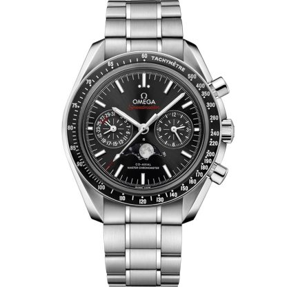 Omega Speedmaster Fasi lunari 44,25 mm, acciaio su acciaio 304.30.44.52.01.001