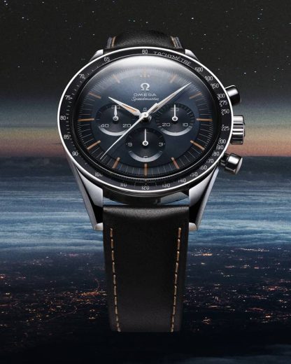 Omega Speedmaster First OMEGA in Space 39,7 mm, acciaio su cinturino di pelle 310.32.40.50.06.001 - immagine 4
