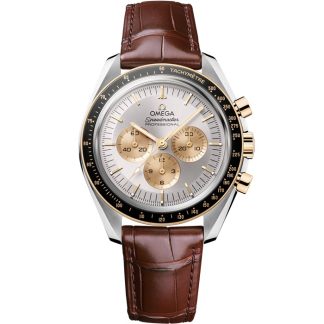 Omega Speedmaster Moonwatch Professional 42 mm, acciaio - oro Moonshine™ su alligatore 310.23.42.50.02.001