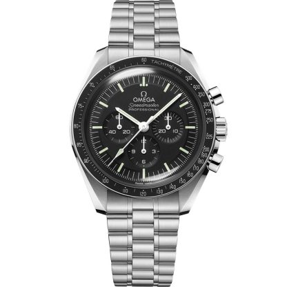 Omega Speedmaster Moonwatch Professional 42 mm, acciaio su acciaio 310.30.42.50.01.001