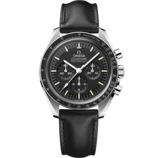 Omega Speedmaster Moonwatch Professional 42 mm, acciaio su cinturino di pelle 310.32.42.50.01.002