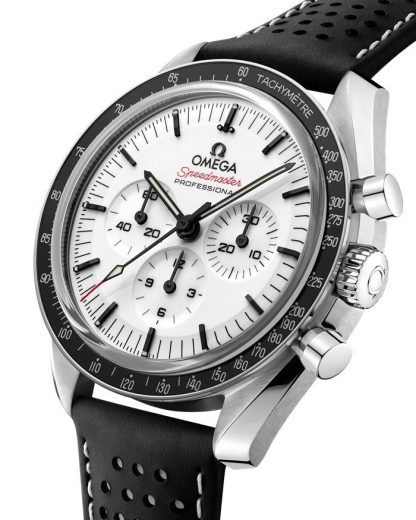 Omega Speedmaster Moonwatch Professional 42 mm, acciaio su cinturino di pelle 310.32.42.50.04.002 - immagine 3