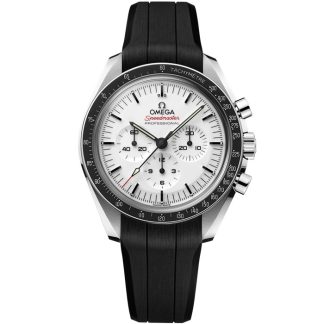 Omega Speedmaster Moonwatch Professional 42 mm, acciaio su cinturino in caucciù 310.32.42.50.04.001