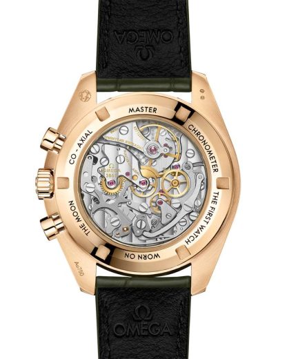 Omega Speedmaster Moonwatch Professional 42 mm, oro Moonshine™ su cinturino di pelle 310.63.42.50.10.001 - immagine 2