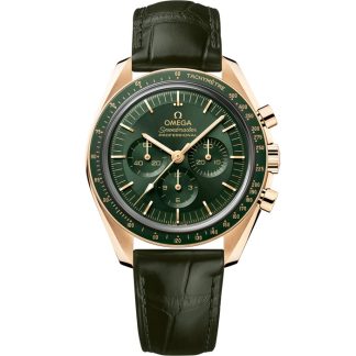 Omega Speedmaster Moonwatch Professional 42 mm, oro Moonshine™ su cinturino di pelle 310.63.42.50.10.001