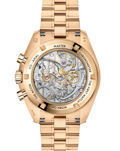 Omega Speedmaster Moonwatch Professional 42 mm, oro Moonshine™ su oro Moonshine™ 310.60.42.50.10.001 - immagine 2