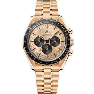 Omega Speedmaster Moonwatch Professional 42 mm, oro Moonshine™ su oro Moonshine™ 310.60.42.50.99.002