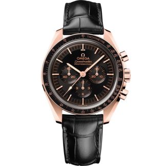 Omega Speedmaster Moonwatch Professional 42 mm, oro Sedna™ su cinturino di pelle 310.63.42.50.01.001