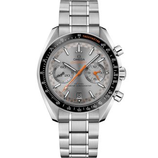 Omega Speedmaster Racing 44,25 mm, acciaio su acciaio 329.30.44.51.06.001
