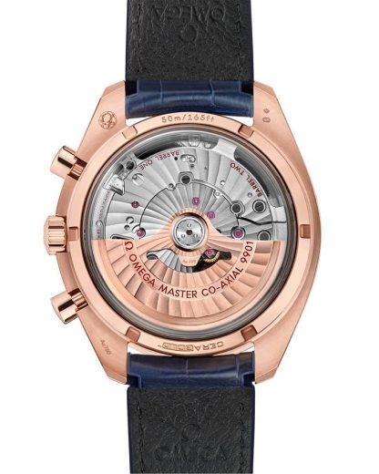 Omega Speedmaster Racing 44,25 mm, oro Sedna™ su cinturino di pelle 329.53.44.51.03.001 - immagine 2