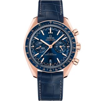 Omega Speedmaster Racing 44,25 mm, oro Sedna™ su cinturino di pelle 329.53.44.51.03.001