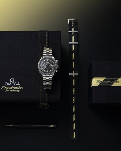 Omega Speedmaster Super Racing 44,25 mm, acciaio su acciaio 329.30.44.51.01.003 - immagine 4