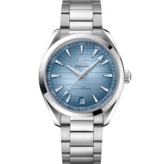 Omega Summer Blue Seamaster Aqua Terra 150M 41 mm, acciaio su acciaio 220.10.41.21.03.005
