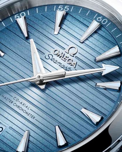 Omega Summer Blue Seamaster Aqua Terra 150M 41 mm, acciaio su cinturino in caucciù 220.12.41.21.03.008 - immagine 3