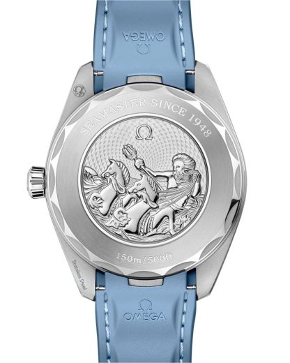 Omega Summer Blue Seamaster Aqua Terra 150M 43 mm, acciaio su cinturino in caucciù 220.12.43.22.03.002 - immagine 2