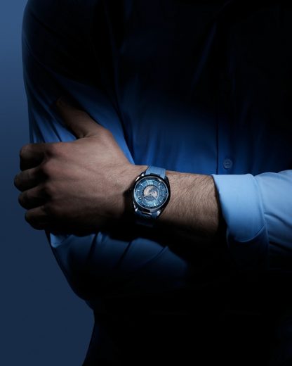 Omega Summer Blue Seamaster Aqua Terra 150M 43 mm, acciaio su cinturino in caucciù 220.12.43.22.03.002 - immagine 4