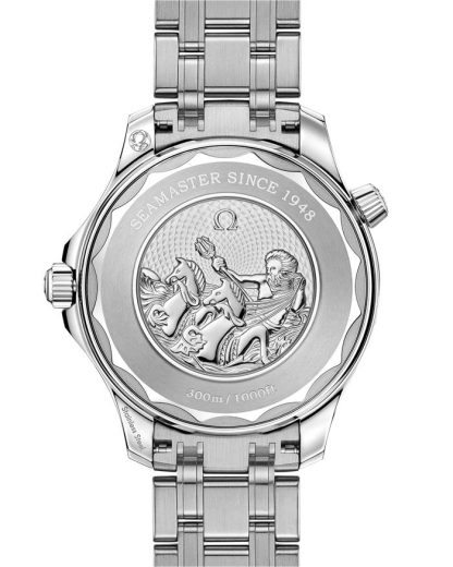 Omega Summer Blue Seamaster Diver 300M 42 mm, acciaio su acciaio 210.30.42.20.03.003 - immagine 2