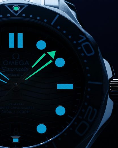 Omega Summer Blue Seamaster Diver 300M 42 mm, acciaio su cinturino in caucciù 210.32.42.20.03.002 - immagine 5
