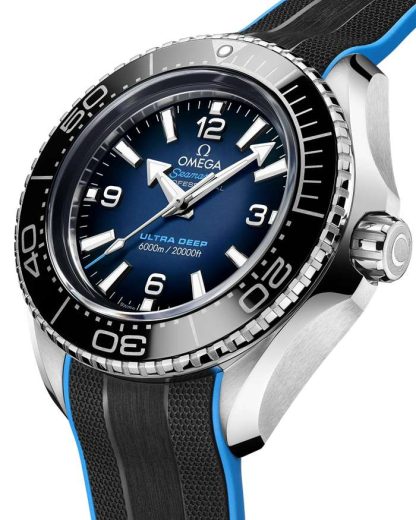 Omega Ultra Deep Seamaster Planet Ocean 6000M 45,5 mm, O-MEGASTEEL su cinturino in caucciù 215.32.46.21.03.001 - immagine 3