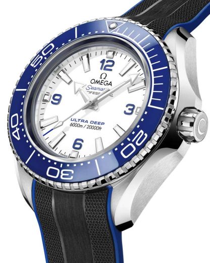 Omega Ultra Deep Seamaster Planet Ocean 6000M 45,5 mm, O-MEGASTEEL su cinturino in caucciù 215.32.46.21.04.001 - immagine 3