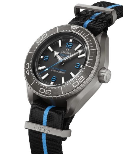 Omega Ultra Deep Seamaster Planet Ocean 6000M 45,5 mm, titanio su cinturino NATO 215.92.46.21.01.001 - immagine 3