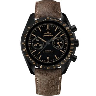 Omega Vintage Black Speedmaster Dark Side of the Moon 44,25 mm, ceramica nera su cinturino di pelle 311.92.44.51.01.006